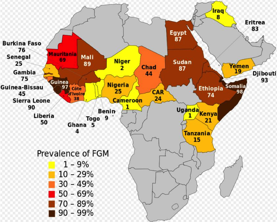 Flickor i Västafrika slipper omskärelse